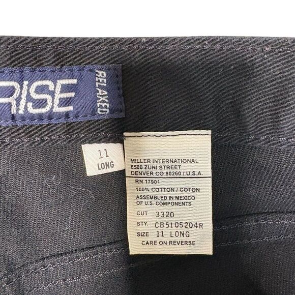 Cruel Girls Low Rise Relaxed Fit Jeans Black Size 11 Long Jeweled Pockets - Picture 6 of 8